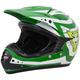 Zorax Green/White S (49-50cm) Kids Children Motocross Motorbike Helmet MX ATV Dirt Bike Helmet ECE 22-06