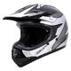 Zorax White/Silver XL (55-56cm) KIDS Children Motocross Motorbike Helmet Dirt Bike ATV Motorcycle Helmet ECE 22-06