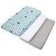 Medi Partners Set of 3 pcs. Fitted Sheet 60x120 cm 100% Cotton Baby Bed Linen Baby Mattress Sleeping Bag Cot Baby Cot