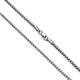 Sterling Silver Box Chain 20 Inch Silver Round Box Chain For Women 1.5mm Sterling Silver Chain For Men Sterling Silver Rolo Chain 1.5mm