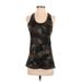 Athleta Active Tank Top: Green Camo Activewear - Women's Size Small