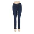 J.Crew Factory Store Jeggings - Mid/Reg Rise: Blue Bottoms - Women's Size 28