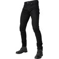 Bull-It Onyx AA Approved Easy Fit Black Motorcycle Jeans - UK 34" | EU 48 | US 34" - Regular (32"), Black