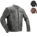Richa Charleston Leather Motorcycle Jacket - Black - UK 50" | EU 60 | US 50", Black