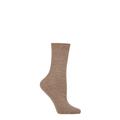 Ladies 1 Pair Falke No 1 85% Cashmere Socks Nutmeg Melange 2.5-3.5 Ladies