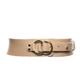 Women's Neutrals Tan Leather Waist Belt- Giselle 28" Plik X Haya