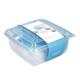 23-Piece Plastic Meal Prep Container Set