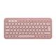 Logitech Pebble Keys 2 K380s, kabellose Multi-Device Bluetooth-Tastatur mit anpassbaren Sondertasten, schlank - mobil, Easy-Switch für Windows, macOS, iPadOS, Android, ChromeOS, Deutsches QWERTZ,Rosa