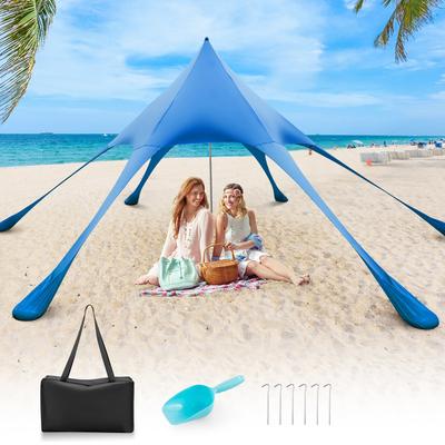 Costway Beach Sunshade Canopy with Carry Bag - See Details