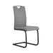 Gray-Modern Dining Chairs Set of 2 Club Reception Chairs
