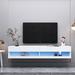 Wall Mounted Floating 80" TV Stand with 20 Color LEDs