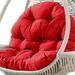 Hanging Basket Seat Cushion Foldable Hanging Basket Chair Cushion Removable And Washable Hanging Chair Cushion For Outdoor Patio