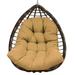 Waterproof Swing Egg Chair Cushion Hanging Hammock Basket Seat Cushion Indoor Outdoor Garden Patio Chairless Home Decor