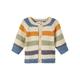 name it - Strickjacke Nbmotal Stripes In Peyote Melange, Gr.68