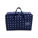 Large Storage Bag Comforter/Blanket/Pillows/Quilt Storage Container Garage Grocery Storage Bag Garments/Clothes Organizer Bin in Closet/Attic Moisture Proof