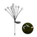 KAOU 2Pcs Solar Mushroom Light Color Changing Waterproof Simple Operation Outdoor Decoration for Garden Lawn And Parties Multicolor 10 pcs