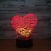 YSTIAN Heart Letters 3D Led Lamp 7 Color Night Lamp for Kids Touch Led USB Table Lampara Baby Sleeping Nightlight Room Lamp Mom S Gift DecoraciÃ³n De Dormitorio De Luz De Noche Led