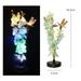 Njspdjh Winter Planter Decorations Outdoor Long Vase Outdoor Solar Led Flower Light Solar Garden Stake Flowers Solar Patio Lamp