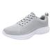 KaLI_store Men s Sneakers Mens Shoes Tennis Shoes Non Slip Running Shoes Lightweight Workout Sneakers Grey 7.5