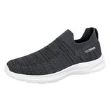 KaLI_store Golf Shoes Men Mens Slip Resistant Shoes Gym Tennis Walking Running Sneakers for Men Dark Gray 39