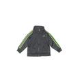Adidas Track Jacket: Gray Solid Jackets & Outerwear - Size 18 Month