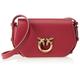 Pinko Damen Kalbsleder Love Click EXAGON Baby Kleider, R40q_Dark red Antique Gold