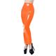 XS-7XL PVC Leather Pencil Skirt for Women Zip High Waist PU Latex Leather Long Skirts Tight Clothes,Orange,7XL