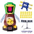 XSDY hungry duck shooting game,Kids Target Shooting Games, Shooting Game Toys,Two guns and 24 balls.Outdoor Garden Scoring Battling Toys Gifts for Boys Girls(Can move + sound + scoring)