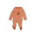 Just One You Made by Carter's Long Sleeve Outfit: Orange Print Bottoms - Size Newborn