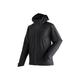Outdoorjacke MAIER SPORTS "Metor Therm Rec M", Herren, Gr. 46, schwarz, 100% Polyester (recycled), Rundhals, Langarm, Jacken, Herren Regenjacke, atmungsaktiv wasserdicht, wattierte Funktionsjacke