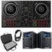 Pioneer DJ DDJ-200 Smart DJ Controller with Desktop Monitors & Case Package