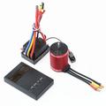 Aibecy F540 Brushless Motor 4370KV RC Crawler Motor 4 Poles and 60A Brushless ESC Electric Speed Controller T and Programming for 110 RC Car