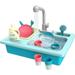 Kitchenware sink sets; toys with hot water faucets; colour variations; water circulation sink with fruit chopper