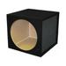 Ground Shaker SQ112-B Black 12 Single Mid-Size Sealed Sub Box