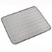 TUTUnaumb Dog Ice Mat Cooling Gel Mattress Ice Silk Chill Pads Cooling Mat Summer Reusable Pet Training Pad Absorbent Non-Slip Cool Mat Ice Bed Mattress For Dog Cat Home & Travel 11.81*15.74IN-Gray