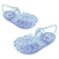 Clearance! SDJMa Princess Jelly Sandals Glitter Jelly Sandals Mary Dance Shoes Girls Flat Sandal Water Shoes for Kids Toddler