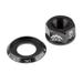 Durable Track / Rear Hub Axle Flange Nuts M10 Axle Screw Swivel Washer Black