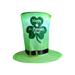 New Year Lights Luminous Green Irish Hanging Top Hat Led Lights Green Leprechaun Top Hat For St Patricks Day Accessories Baby Ceiling Light Projector