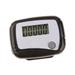 Pedometer Step Counter Daily Target Monitor Belt Clip Electronic Pedometer for Running Walking Fitness Outdoor Outdoor Sports Black
