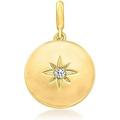 North Star Pendant In 18Kt Over Sterling