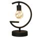 FAGUANGAO Industrial Table Lamp Small Touch Control 3 Way Dimmable Edison Lamp Vintage Iron Cage Desk Lamp Retro Steampunk E33 Nightstand Lamp for Bedroom Office(LED Bulb Included)