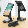 Augper Clearance Foldable Wireless Charging Station 2 In 1 Charging Station For Multiple Devices Dual 10W Wireless Charger Stand Cell Phone Holder