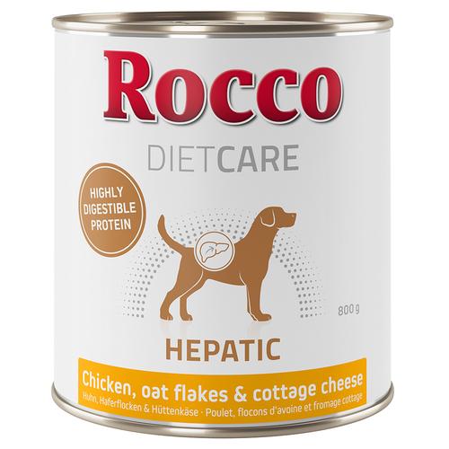 12x 800g Diet Care Hepatic Huhn mit Haferflocken & Hüttenkäse Rocco Hundefutter nass