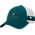 Men's Fanatics Branded Midnight Green/White Philadelphia Eagles Fundamentals Side Stripe Trucker Adjustable Hat