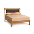 Copeland Furniture Monterey Bed with Upholstered Panel, Cal King - 1-MON-25-03-Coffee