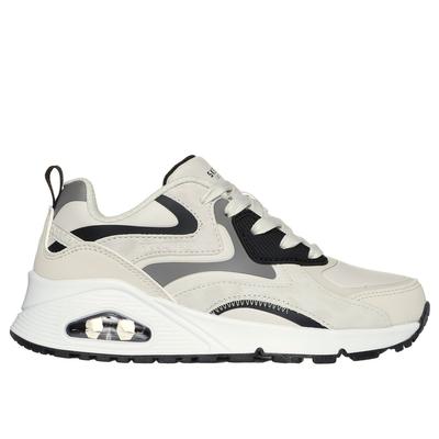 Skechers Boy's Uno Gen1 - Color Surge Sneaker | Size 2.5 | Natural | Synthetic/Textile