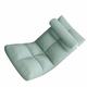 Syrisora Chair Cushions Floor Chair with Back Support Folding Sofa Chair Sleeper Bed Couch Recliner Floor Gaming Chair Meditation Chair for Adults (Peacock Blue)