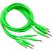 Cre8audio Nazca Noodles Eurorack-Style Patch Cables (Groovy Green, 5-Pack, 1.6') GRNOODLE50