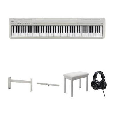 Kawai ES120 88-Key Portable Digital Piano Value Kit with Stand, Pedal Board, Benc ES120G