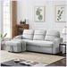 Gray Sectional - Latitude Run® Enaya 2 - Piece Upholstered Sectional Linen | 35 H x 82 W x 54 D in | Wayfair 8B6B1A41ACB7474EB67CD8BF3E19BE60